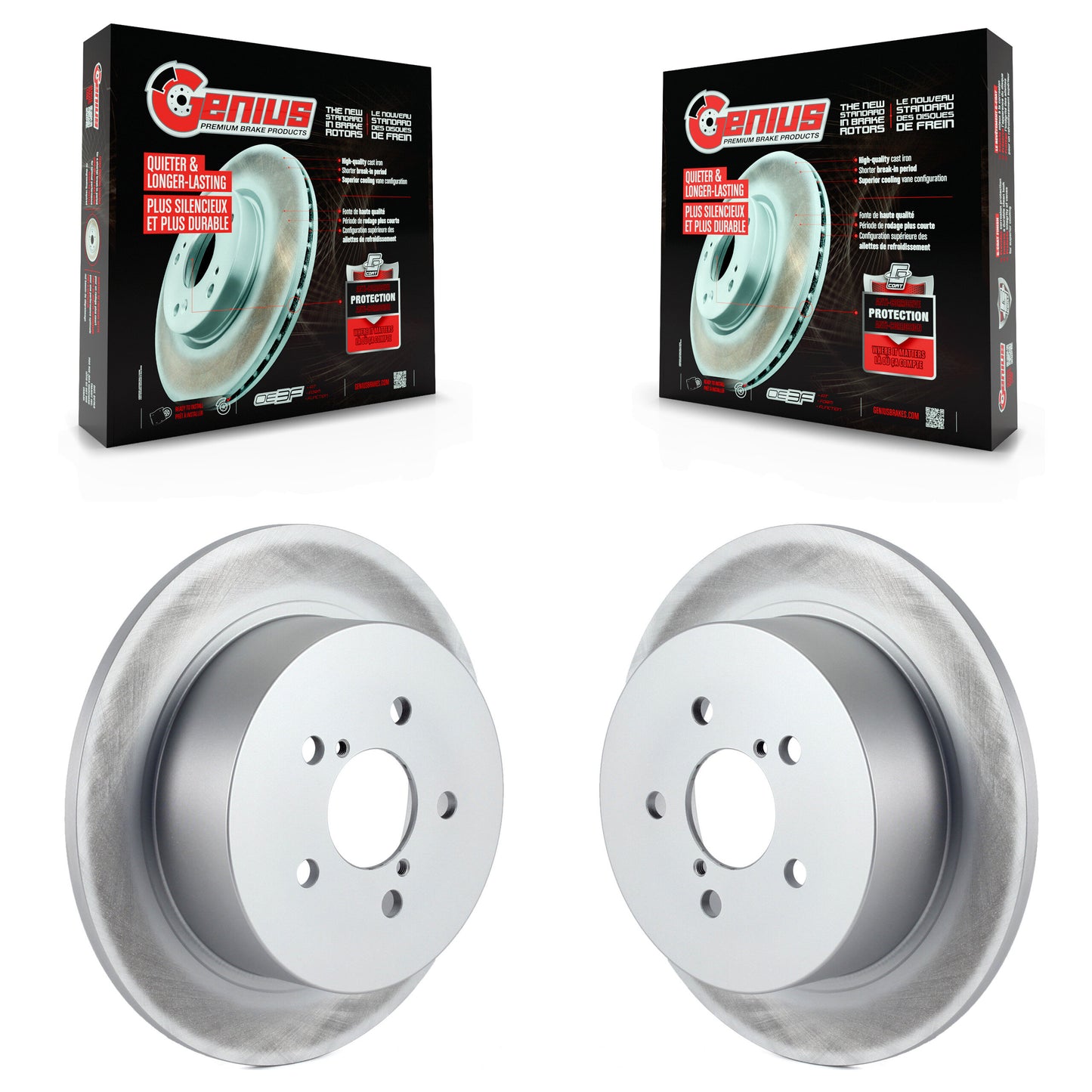 [Arrière] Kit de disque (revêtu) de frein pour Subaru Outback Legacy KG-100557