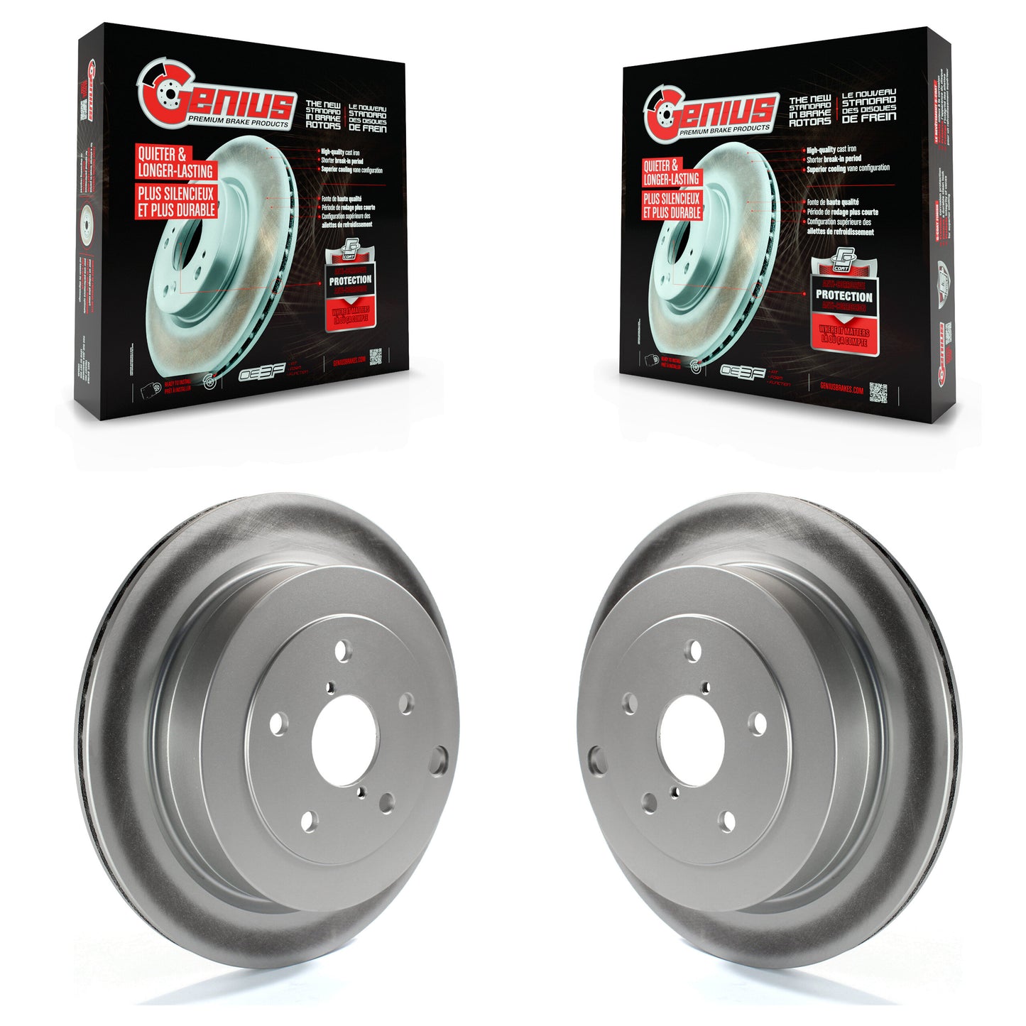 [Arrière] Kit de disque (revêtu) de frein pour Subaru Tribeca B9 KG-100559