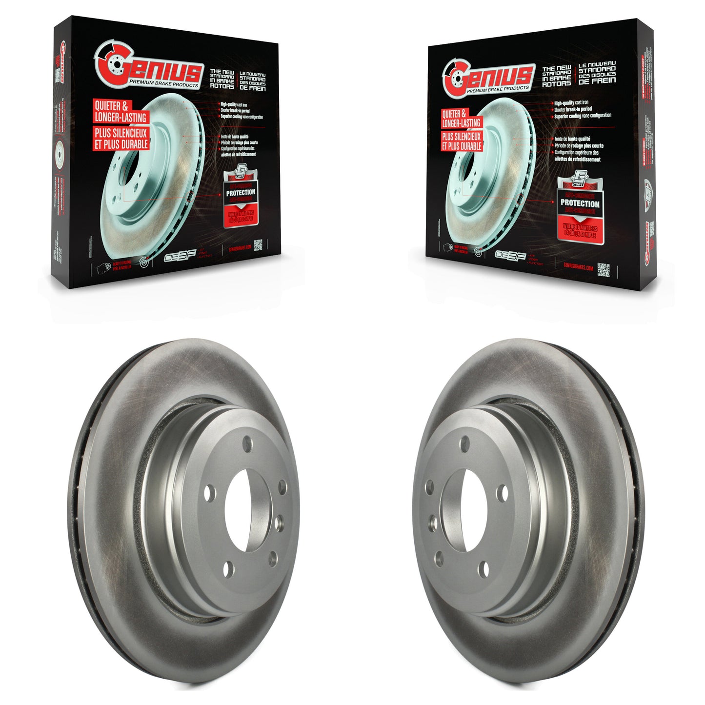 [Arrière] Kit de disque (revêtu) de frein pour BMW 530i 525i 528i KG-100560