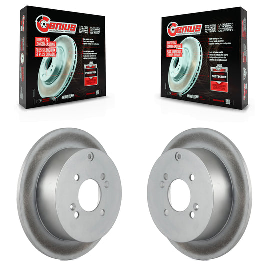 [Arrière] Kit de disque (revêtu) de frein pour 2006-2010 Hyundai Accent Kia Rio Rio5 KG-100565