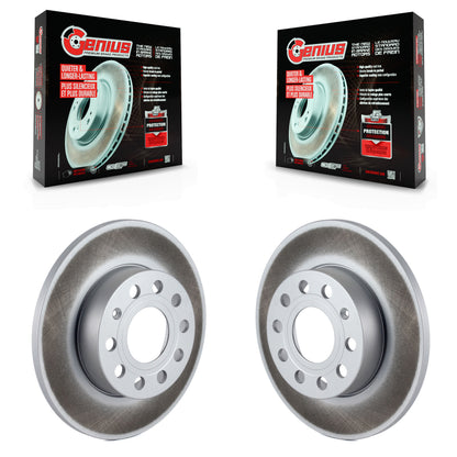 [Arrière] Kit de disque (revêtu) de frein pour Volkswagen Jetta Rabbit Audi A3 Golf Quattro KG-100567