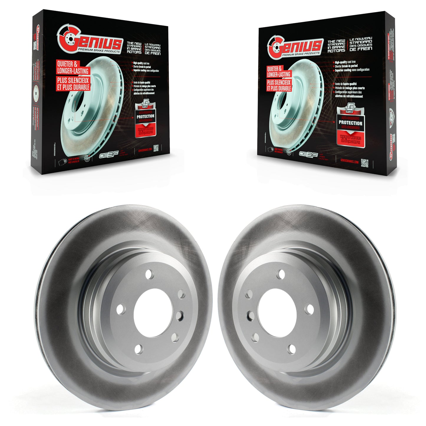[Arrière] Kit de disque (revêtu) de frein pour BMW 335i X1 xDrive 330i 335xi 335d 330xi 335is KG-100579