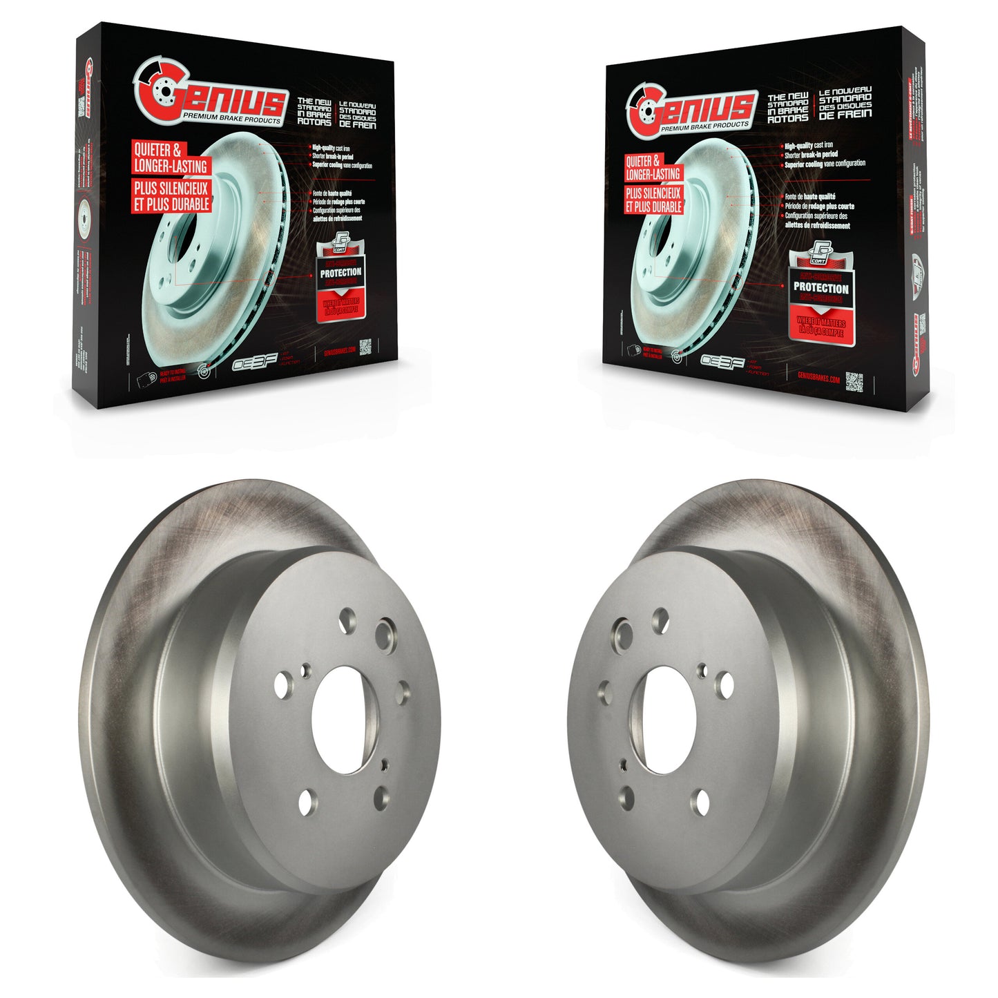 [Arrière] Kit de disque (revêtu) de frein pour Lexus IS250 KG-100581