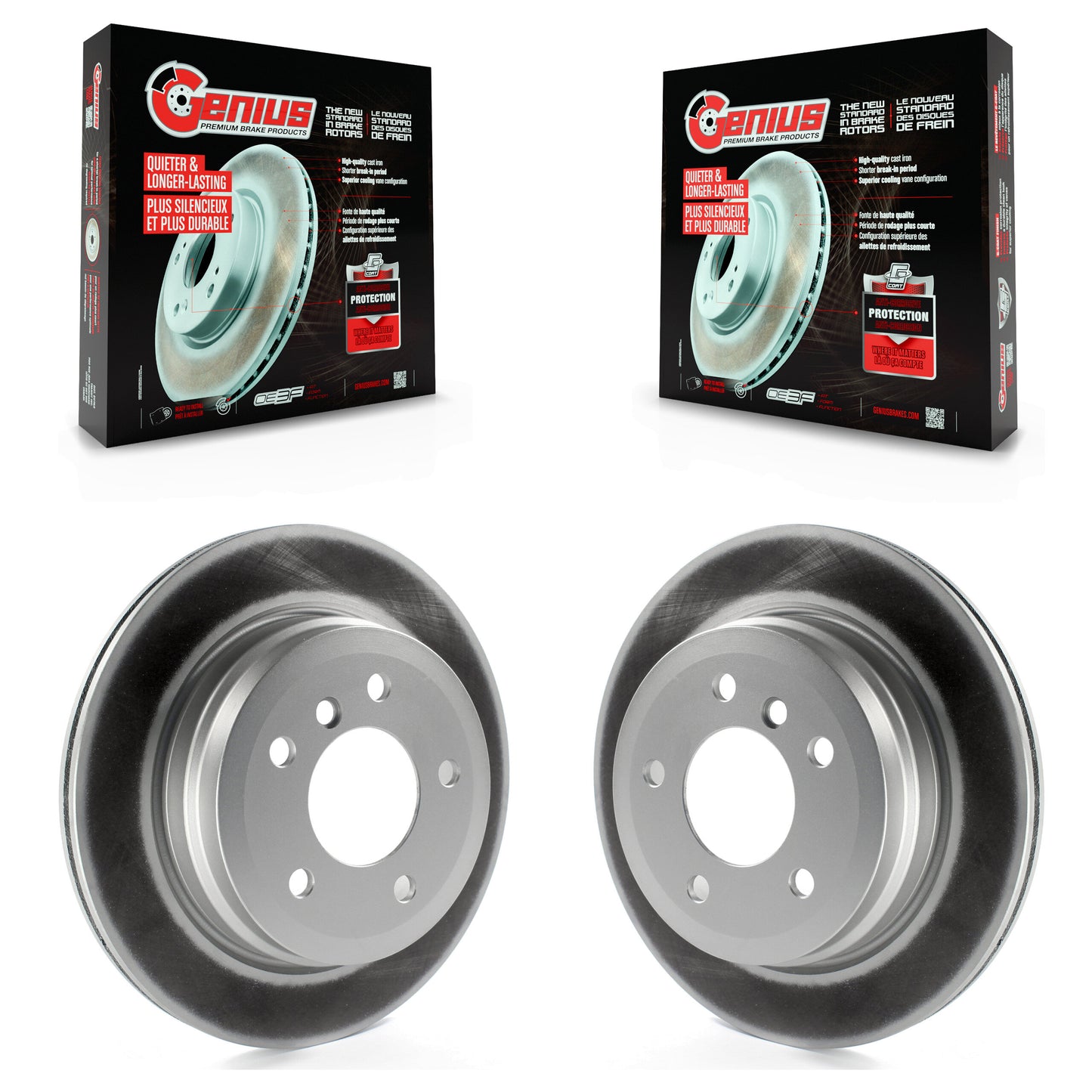 [Arrière] Kit de disque (revêtu) de frein pour BMW 328i xDrive X1 328xi 325xi KG-100583
