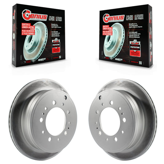 [Arrière] Kit de disque (revêtu) de frein pour Toyota Tundra Sequoia Lexus LX570 Land Cruiser KG-100595