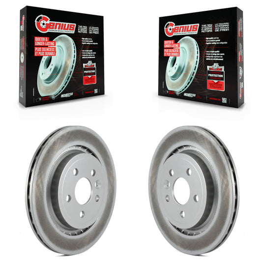 [Arrière] Kit de disque (revêtu) de frein pour Volvo S60 XC70 S80 V60 V70 KG-100602