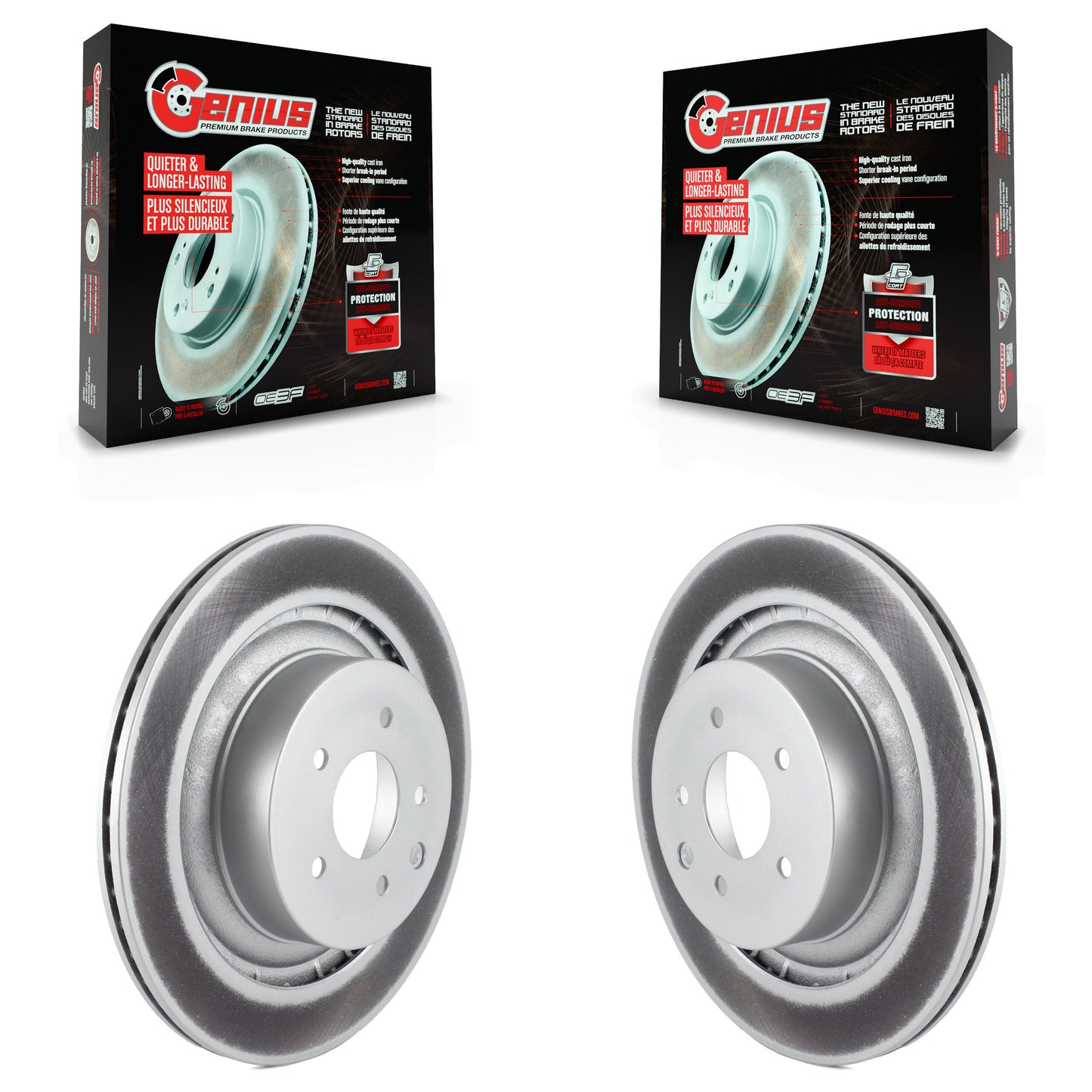 [Arrière] Kit de disque (revêtu) de frein pour INFINITI G37 Nissan 370Z Q60 Z KG-100609