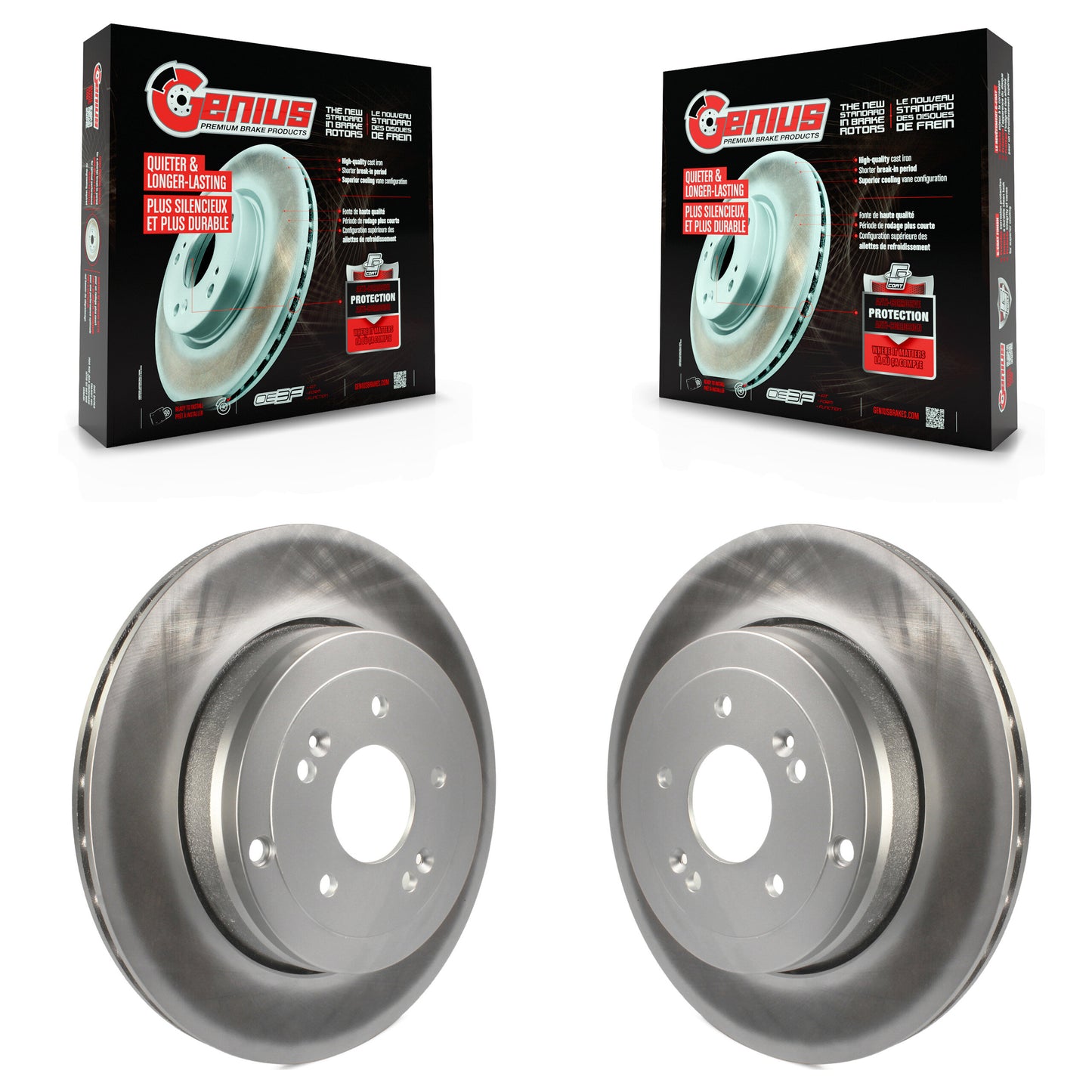 [Arrière] Kit de disque (revêtu) de frein pour Hyundai Genesis Coupe KG-100623