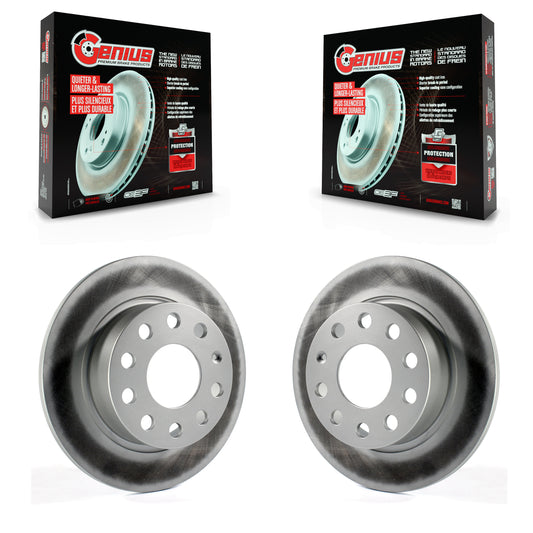 [Arrière] Kit de disque (revêtu) de frein pour Volkswagen Jetta Beetle Eos Audi A3 GTI Golf SportWagen Quattro KG-100635