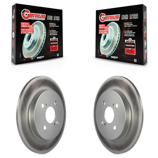 [Arrière] Kit de disque (revêtu) de frein pour 2012-2018 Toyota Yaris KG-100652