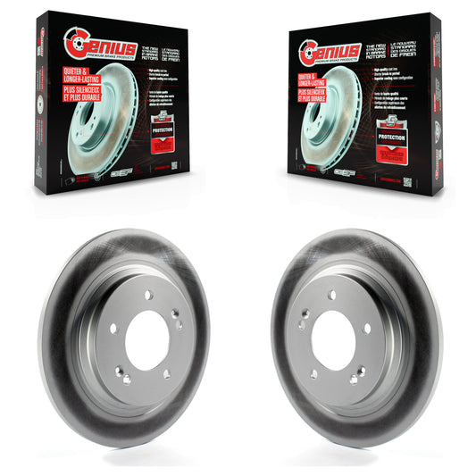 [Arrière] Kit de disque (revêtu) de frein pour Kia Optima Hyundai Sonata Niro Ioniq Cadenza Elantra GT Azera Soul EV K5 Forte Forte5 KG-100655