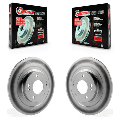 [Arrière] Kit de disque (revêtu) de frein pour Mitsubishi Outlander Sport Eclipse Cross PHEV RVR KG-100657