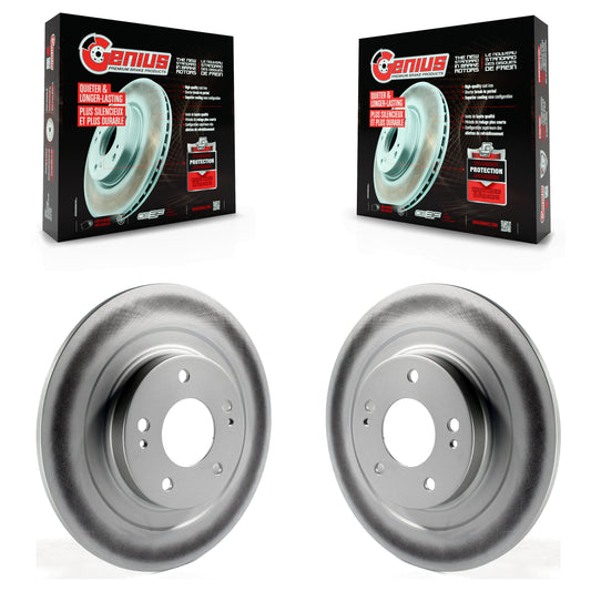 [Arrière] Kit de disque (revêtu) de frein pour Mitsubishi Outlander Sport Eclipse Cross PHEV RVR KG-100657