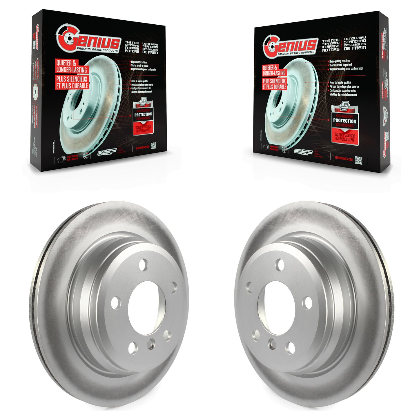[Arrière] Kit de disque (revêtu) de frein pour BMW 328i xDrive 320i 330i 428i 430i Gran Coupe GT 328d 330e KG-100662