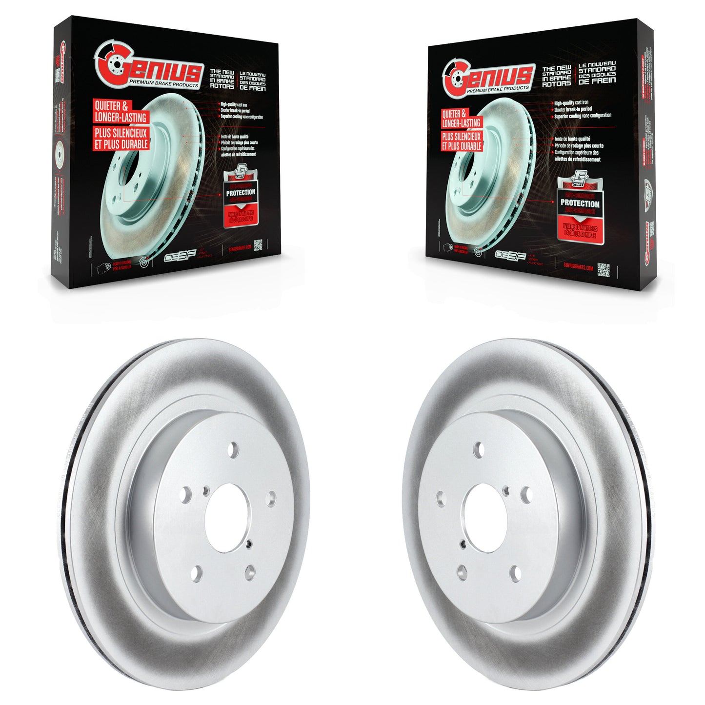 [Arrière] Kit de disque (revêtu) de frein pour Subaru Outback Legacy WRX KG-100670