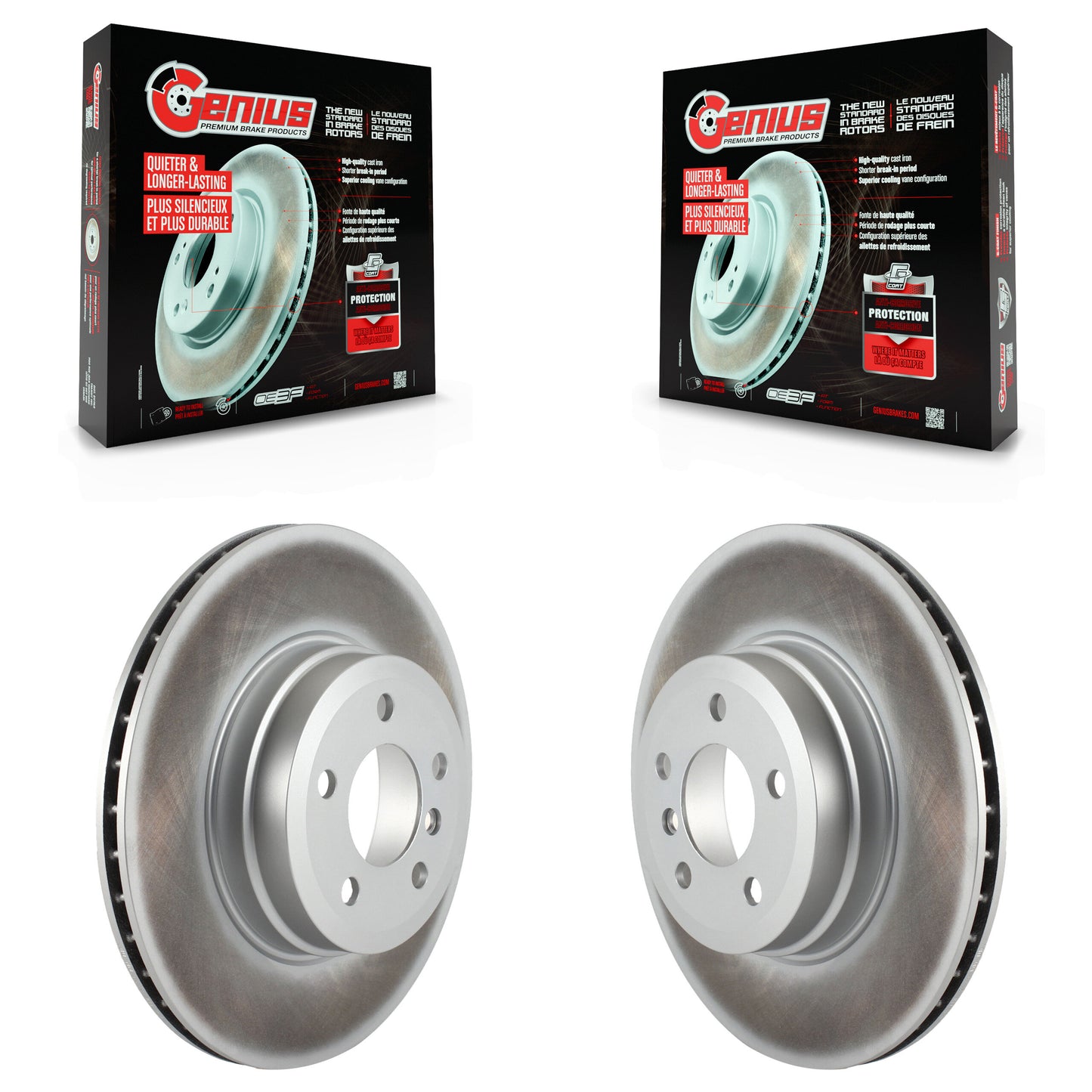[Arrière] Kit de disque (revêtu) de frein pour BMW X5 X6 KG-100680