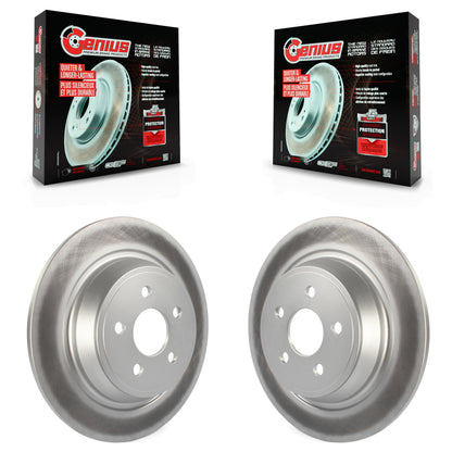 [Arrière] Kit de disque (revêtu) de frein pour Ford Edge Fusion Lincoln MKX MKZ Nautilus Continental Police Responder Hybrid SSV Plug-In KG-100684