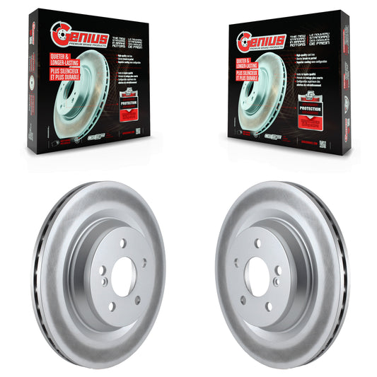 [Arrière] Kit de disque (revêtu) de frein pour Mercedes-Benz S550 SL550 CL550 S600 S350 S400 CL600 S450 KG-100688