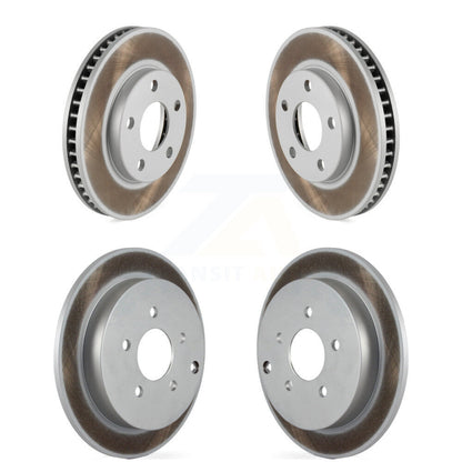[Avant + Arrière] Kit de disque (revêtu) de frein pour 2002-2004 Pontiac Montana FWD avec rear brakes KG-100691