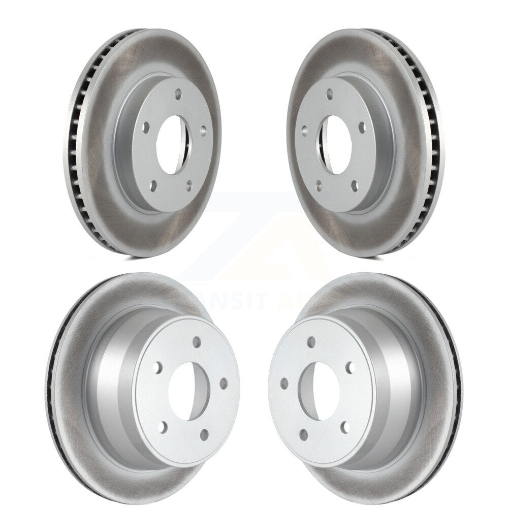 [Avant + Arrière] Kit de disque (revêtu) de frein pour Chevrolet S10 Blazer GMC Sonoma Jimmy Oldsmobile Bravada Isuzu Hombre KG-100695