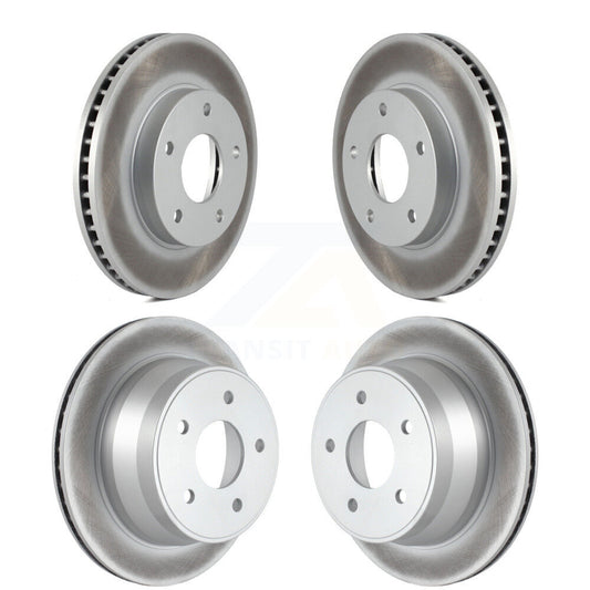 [Avant + Arrière] Kit de disque (revêtu) de frein pour Chevrolet S10 Blazer GMC Sonoma Jimmy Oldsmobile Bravada Isuzu Hombre KG-100695