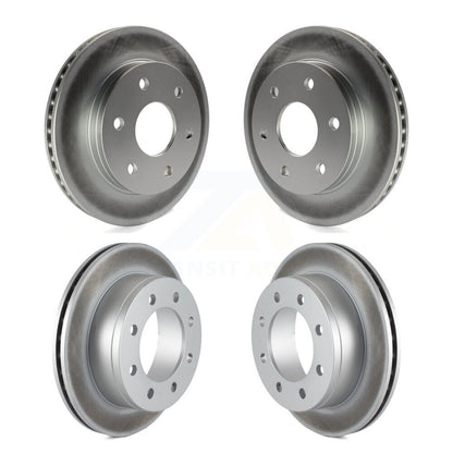 [Avant + Arrière] Kit de disque (revêtu) de frein pour 2006 Chevrolet Express 2500 GMC Savana KG-100697