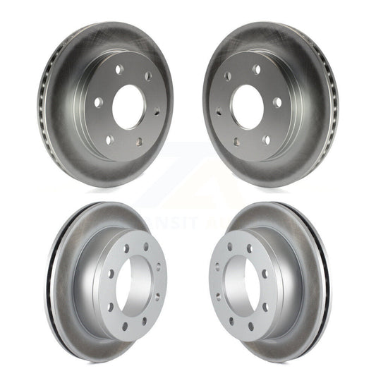 [Avant + Arrière] Kit de disque (revêtu) de frein pour 2006 Chevrolet Express 2500 GMC Savana KG-100697
