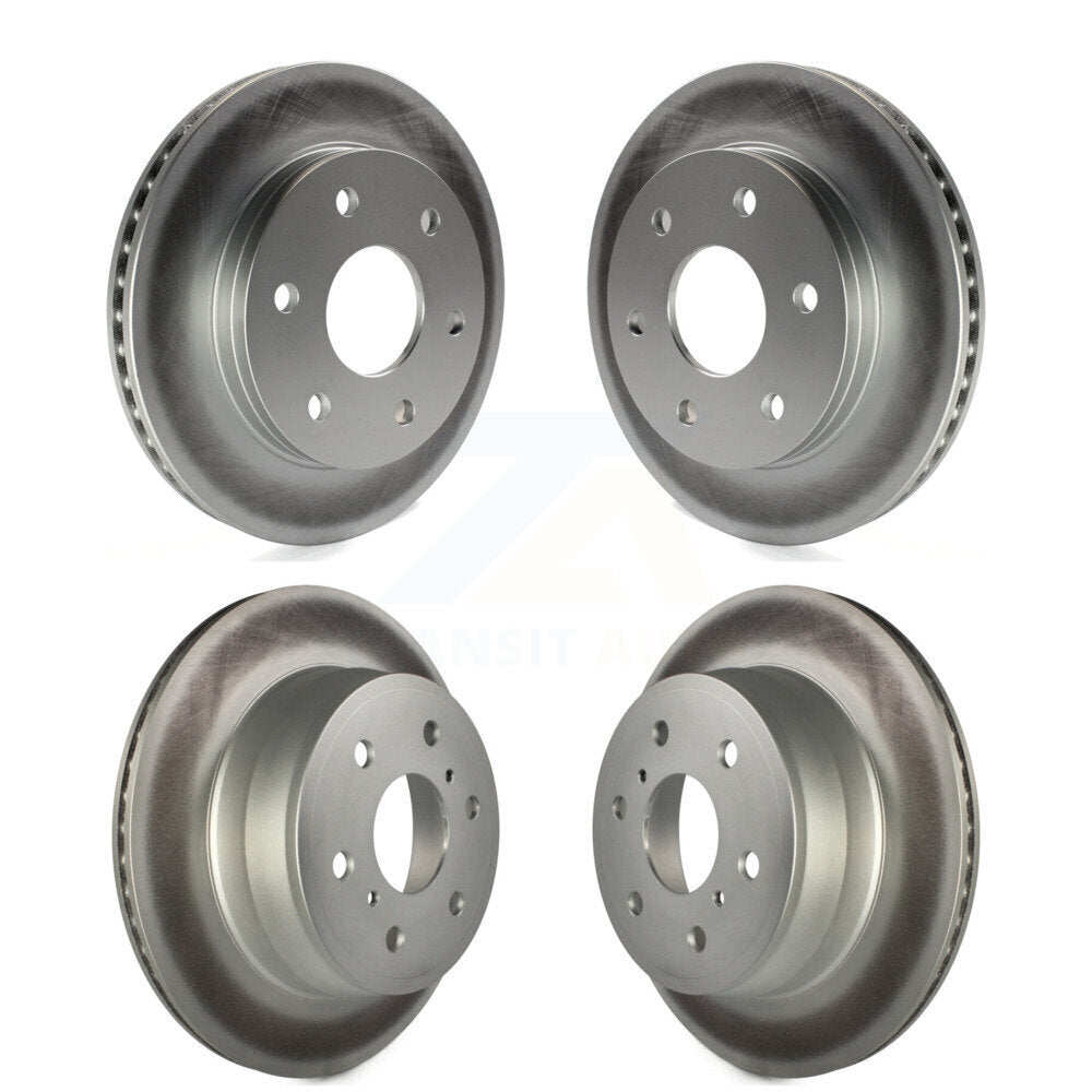 [Avant + Arrière] Kit de disque (revêtu) de frein pour 2007 Chevrolet Silverado 1500 GMC Sierra Classic KG-100700