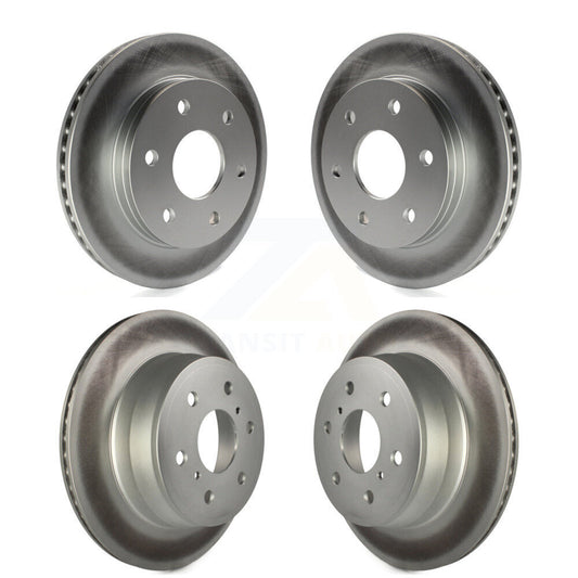 [Avant + Arrière] Kit de disque (revêtu) de frein pour 2007 Chevrolet Silverado 1500 GMC Sierra Classic KG-100700