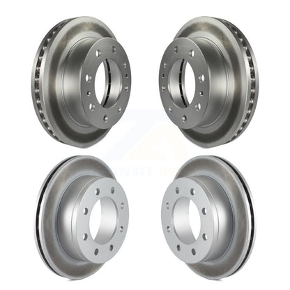 [Avant + Arrière] Kit de disque (revêtu) de frein pour Chevrolet Silverado 2500 HD GMC Sierra Express 3500 Savana Classic Suburban Yukon XL Avalanche KG-100702