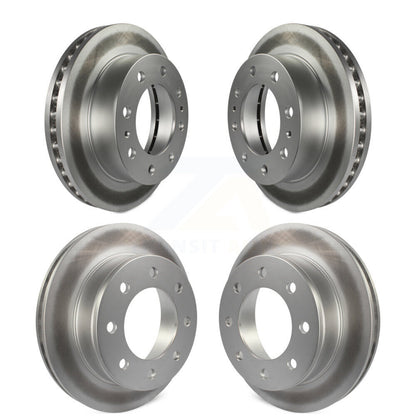 [Avant + Arrière] Kit de disque (revêtu) de frein pour Chevrolet Express 2500 GMC Savana 3500 KG-100704
