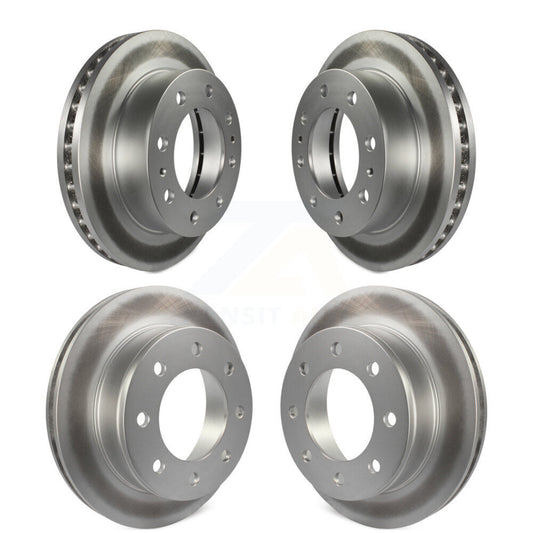 [Avant + Arrière] Kit de disque (revêtu) de frein pour Chevrolet Express 2500 GMC Savana 3500 KG-100704