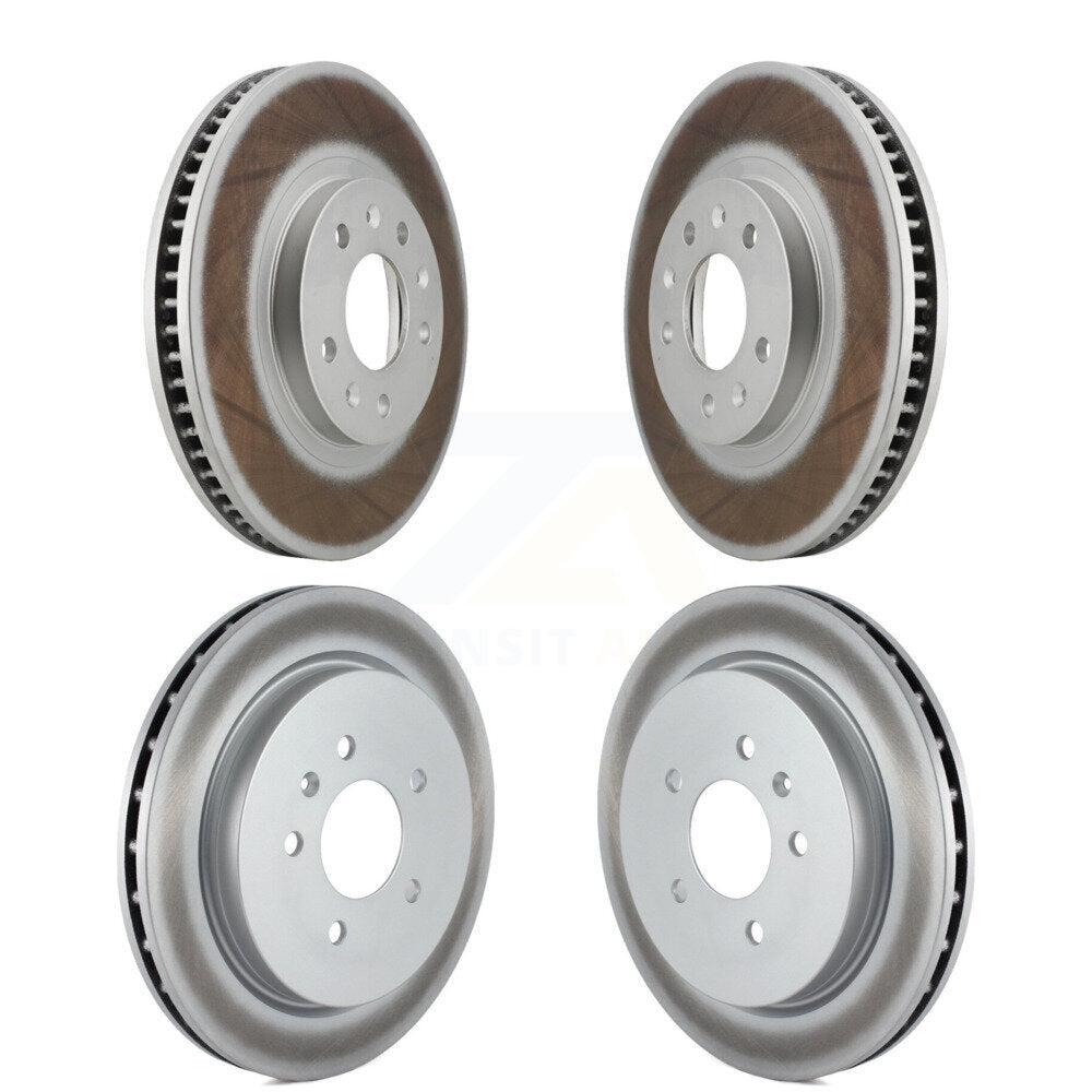 [Avant + Arrière] Kit de disque (revêtu) de frein pour Cadillac CTS avec Standard Suspension KG-100710