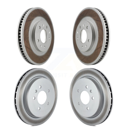 [Avant + Arrière] Kit de disque (revêtu) de frein pour Cadillac CTS avec Standard Suspension KG-100710