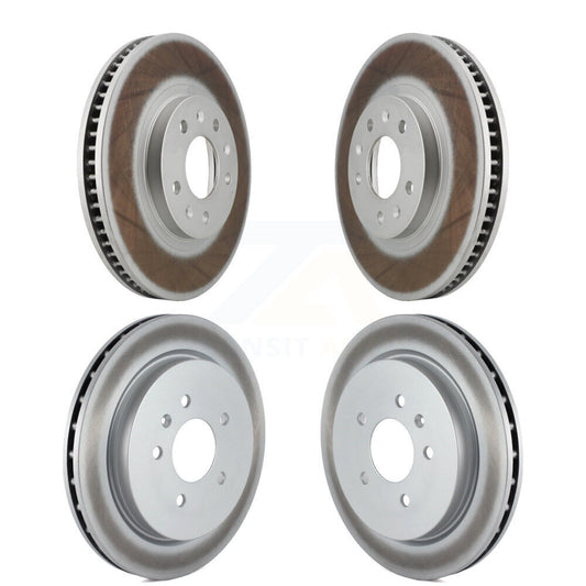 [Avant + Arrière] Kit de disque (revêtu) de frein pour Cadillac CTS avec Standard Suspension KG-100710