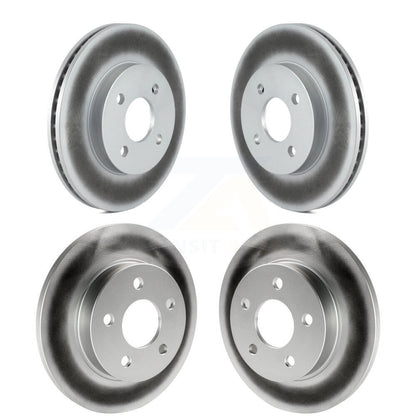 [Avant + Arrière] Kit de disque (revêtu) de frein pour Pontiac G5 Pursuit avec Drum Brakes KG-100711