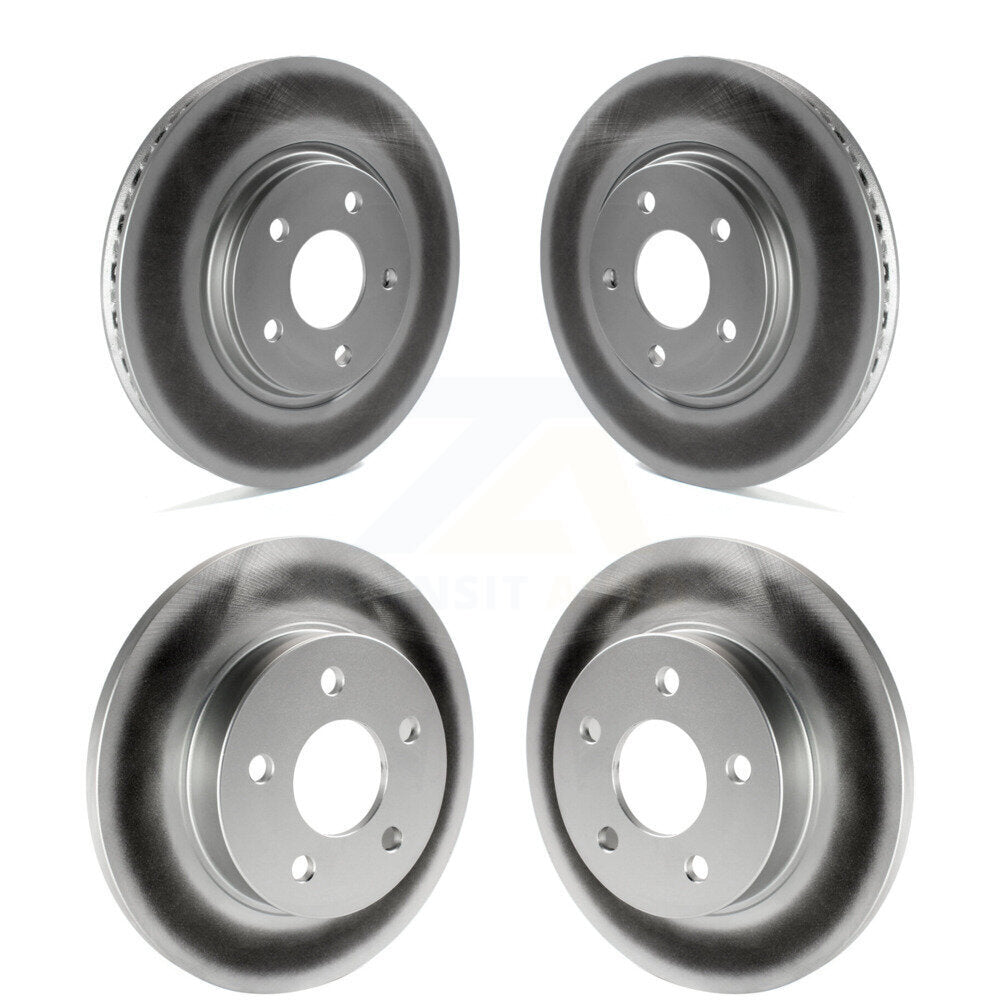[Avant + Arrière] Kit de disque (revêtu) de frein pour Chevrolet Malibu Pontiac G6 Cobalt Saturn Ion HHR Aura G5 Pursuit KG-100712
