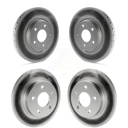 [Avant + Arrière] Kit de disque (revêtu) de frein pour Chevrolet Malibu Pontiac G6 Cobalt Saturn Ion HHR Aura G5 Pursuit KG-100712