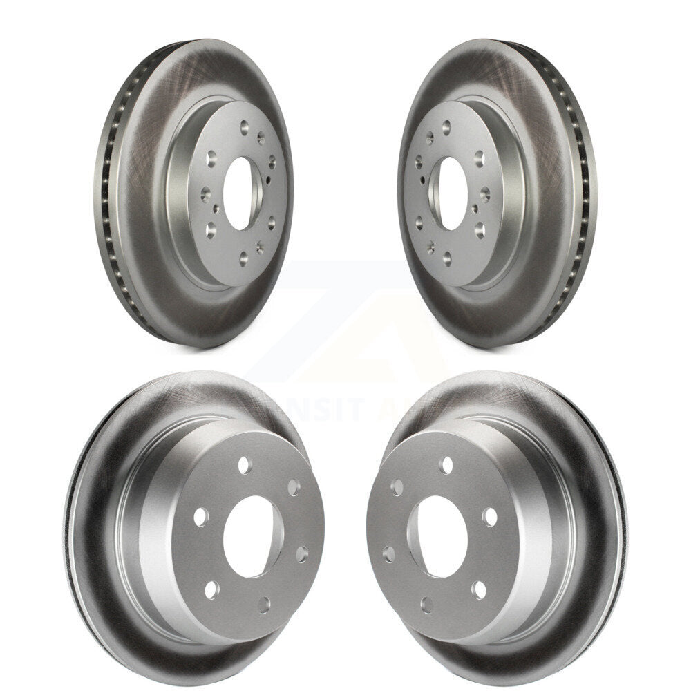 [Avant + Arrière] Kit de disque (revêtu) de frein pour Chevrolet Silverado 1500 GMC Sierra Classic Drum rear brakes KG-100718