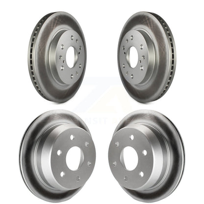 [Avant + Arrière] Kit de disque (revêtu) de frein pour Chevrolet Silverado 1500 GMC Sierra Classic Drum rear brakes KG-100718