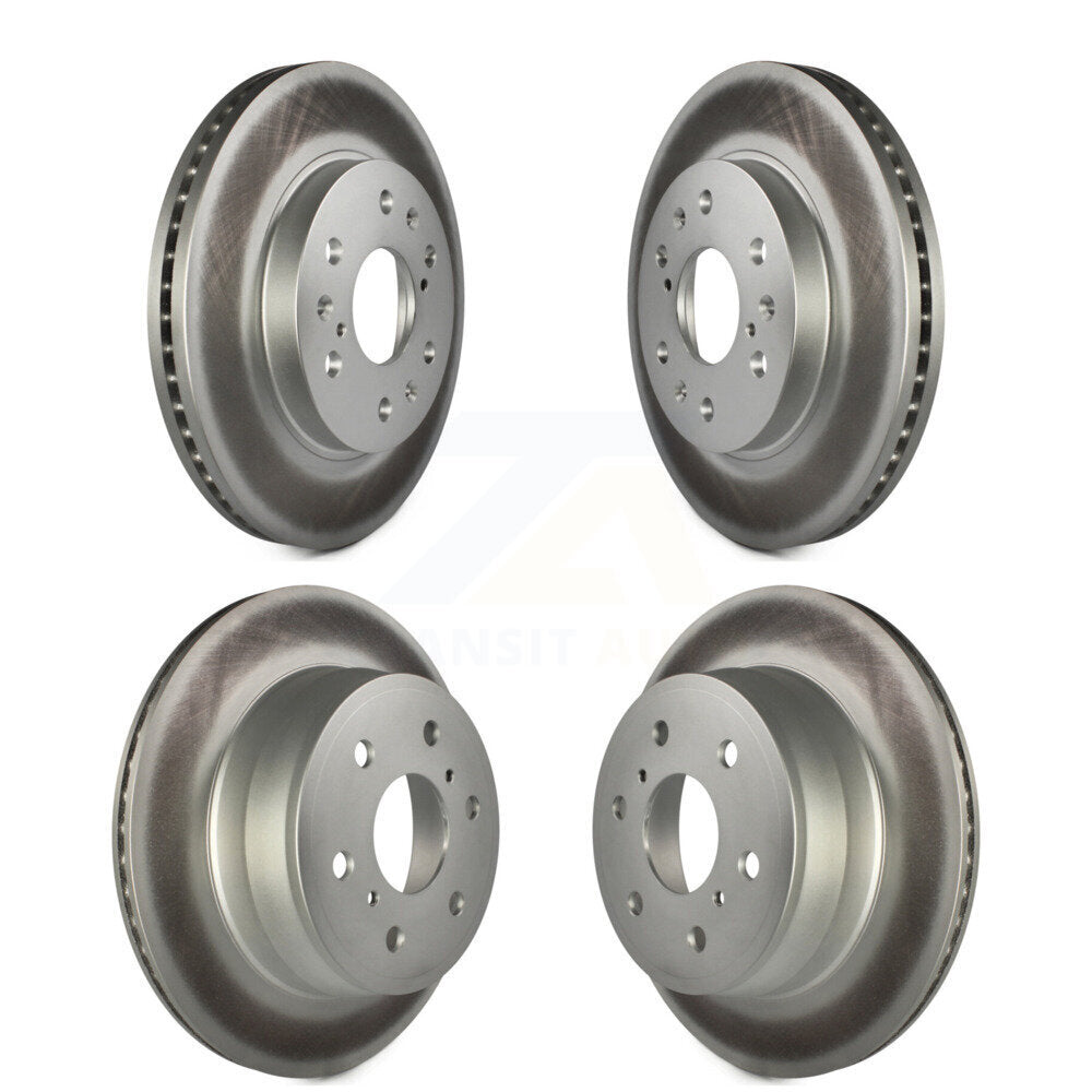 [Avant + Arrière] Kit de disque (revêtu) de frein pour Chevrolet Silverado 1500 GMC Sierra Tahoe Yukon Cadillac Suburban Escalade XL Avalanche ESV EXT KG-100720
