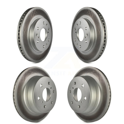 [Avant + Arrière] Kit de disque (revêtu) de frein pour Chevrolet Silverado 1500 GMC Sierra Tahoe Yukon Cadillac Suburban Escalade XL Avalanche ESV EXT KG-100720