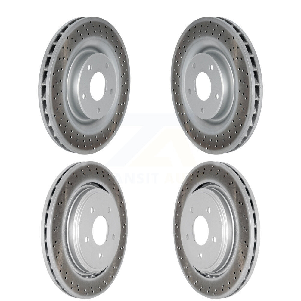 [Avant + Arrière] Kit de disque (revêtu) de frein pour Chevrolet Corvette Cadillac XLR KG-100722