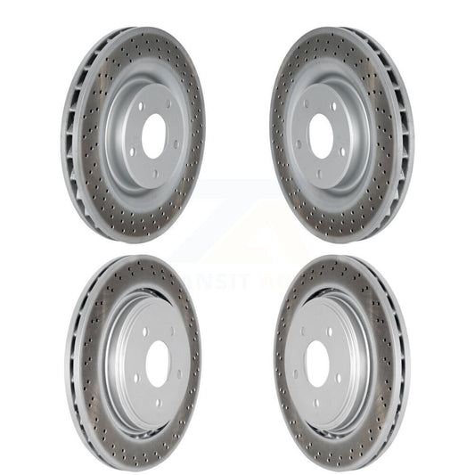 [Avant + Arrière] Kit de disque (revêtu) de frein pour Chevrolet Corvette Cadillac XLR KG-100722