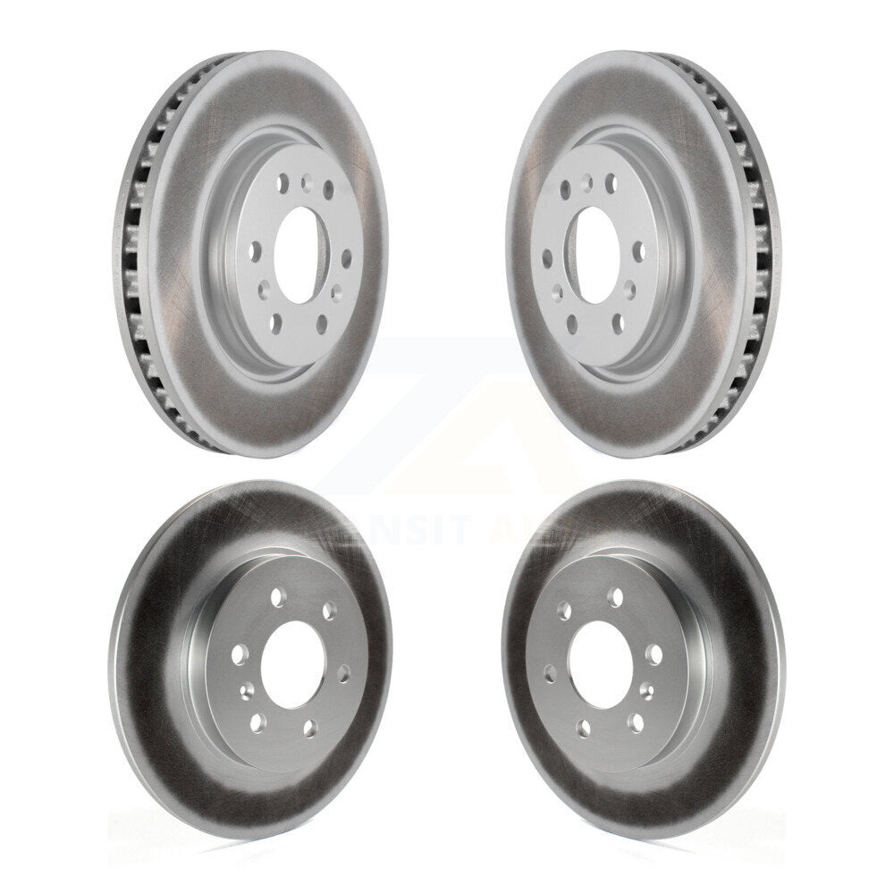 [Avant + Arrière] Kit de disque (revêtu) de frein pour Chevrolet Uplander Buick Terraza Pontiac Montana Saturn Relay KG-100725