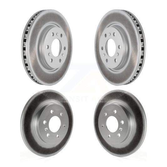 [Avant + Arrière] Kit de disque (revêtu) de frein pour Chevrolet Uplander Buick Terraza Pontiac Montana Saturn Relay KG-100725
