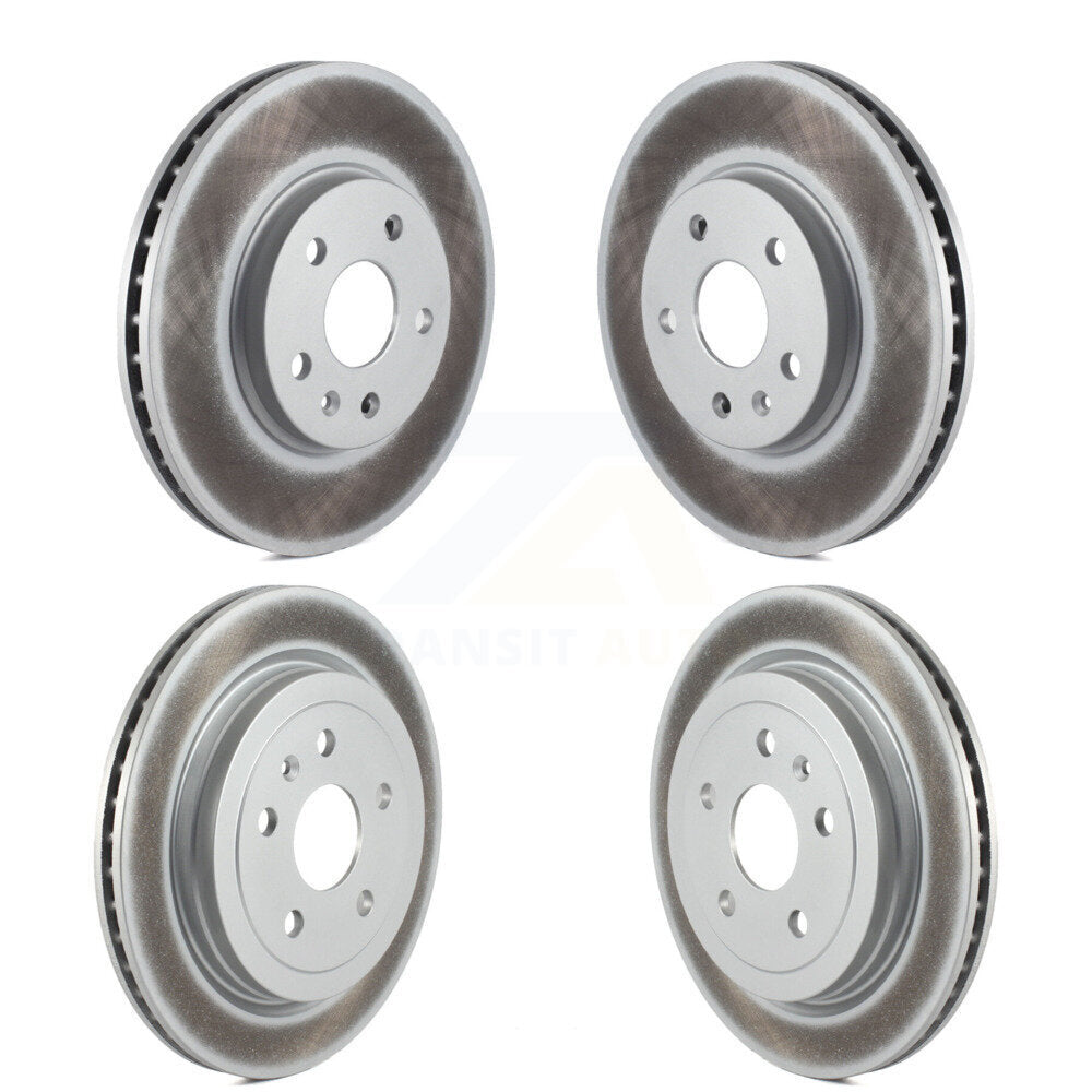 [Avant + Arrière] Kit de disque (revêtu) de frein pour Cadillac CTS sans Heavy Duty Brakes KG-100737