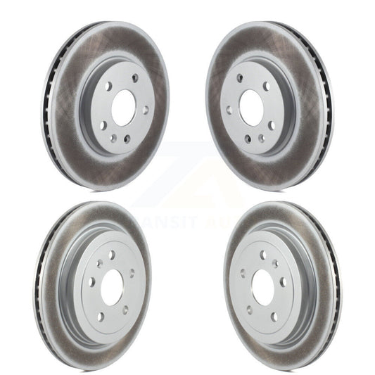 [Avant + Arrière] Kit de disque (revêtu) de frein pour Cadillac CTS sans Heavy Duty Brakes KG-100737