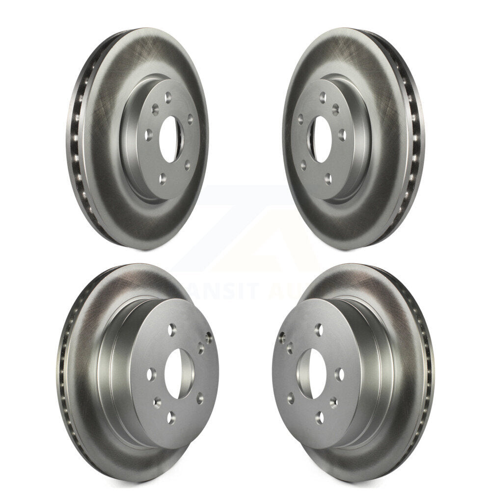 [Avant + Arrière] Kit de disque (revêtu) de frein pour 2010-2017 Chevrolet Equinox GMC Terrain KG-100740