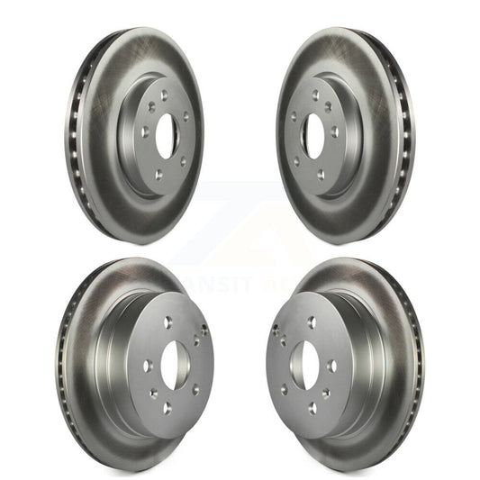 [Avant + Arrière] Kit de disque (revêtu) de frein pour 2010-2017 Chevrolet Equinox GMC Terrain KG-100740
